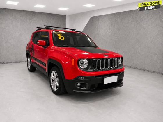 JEEP RENEGADE 1.8 16V FLEX LONGITUDE 4P AUTOMÁTICO JEEP RENEGADE 1.8 16V FLEX LONGITUDE 4P AUTOMÁTICO